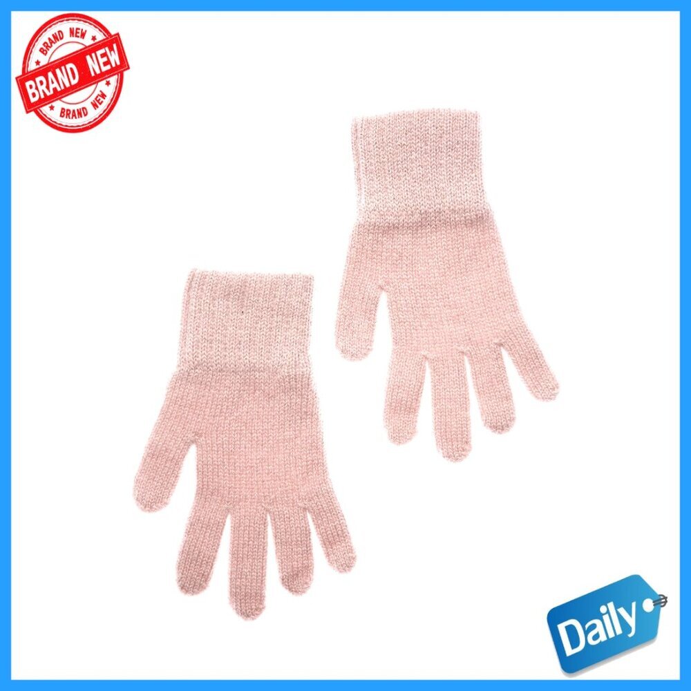 Wool Toddler Mittens Ages 1-8, Double-Layer Warm Winter Gloves